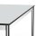 Schreibtisch Konferenztisch VST1 - 75 x 75 cm 16mm Lichtgrau ABS Lichtgrau Ohne Kabeldurchlass