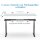 Elektrischer Schreibtisch VES1 - 180 x 90 cm 16mm Tischplatte Lichtgrau ABS Weiss Gestell Weiss Ohne Kabeldurchlass Ohne Kabelkanal