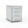 Standcontainer 05601 - 60cm - 4 Schubladen Holz Lichtgrau Schloss 076