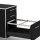 Standcontainer 05602 - 60cm - Hängeregistratur Holz Schwarz Schloss 068