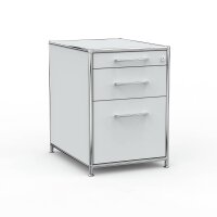 Standcontainer 05602 - 60cm - Hängeregistratur Holz Lichtgrau Schloss 078