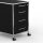 Rollcontainer 05601 - 60cm - 4 Schubladen Holz Schwarz Schloss 057