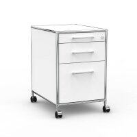 Rollcontainer 05602 - 60cm - Hängeregistratur Holz Weiss Schloss 002