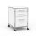 Rollcontainer 05602 - 60cm - Hängeregistratur Holz Weiss Schloss 027