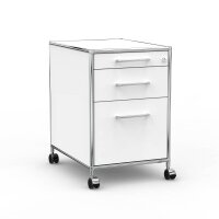 Rollcontainer 05602 - 60cm - Hängeregistratur Holz Weiss Schloss 050