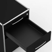 Rollcontainer 05602 - 60cm - Hängeregistratur Holz Schwarz Schloss 115