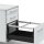 Rollcontainer 05602 - 60cm - Hängeregistratur Holz Lichtgrau Schloss 015