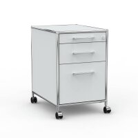 Rollcontainer 05602 - 60cm - Hängeregistratur Holz Lichtgrau Schloss 076