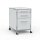 Rollcontainer 05602 - 60cm - Hängeregistratur Holz Lichtgrau Schloss 076