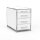 Standcontainer 05801 - 80cm - 4 Schubladen Holz Weiss Schloss 034