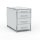 Standcontainer 05801 - 80cm - 4 Schubladen Holz Lichtgrau Schloss 005
