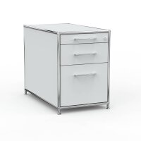 Standcontainer 05802 - 80cm - Hängeregistratur Holz Lichtgrau Schloss 062
