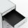 Rollcontainer 05801 - 80cm - 4 Schubladen Holz Lichtgrau Schloss 050