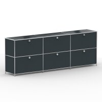 Sideboard 02003 - 6 x Klappe Metall