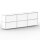 Sideboard 02003 - 6 x Klappe Metall Signalweiss RAL 9003