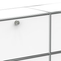 Sideboard 02004 - 8 x Klappe Metall Signalweiss RAL 9003