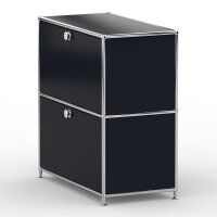 Sideboard 02101 - 2 x Schublade Metall Graphitschwarz RAL 9011