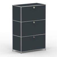 Highboard 03001 - 3 x Klappe Metall