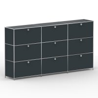 Highboard 03003 - 9 x Klappe Metall