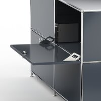 Highboard 03001 - 3 x Klappe Metall Anthrazitgrau RAL 7016