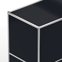 Highboard 03002 - 6 x Klappe Metall Graphitschwarz RAL 9011