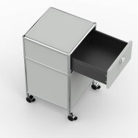 Rollcontainer 05002 - 40cm - 1xES 1xES2 Metall Lichtgrau RAL 7035