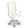 Montreal Design Chefsessel Leder Weiss SH 46-54cm Lieferung zerlegt