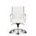 Montreal Design Bürostuhl Leder Weiss SH 46-54cm Lieferung zerlegt